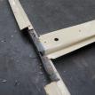 center support that will be welded into the converted van