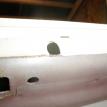 using existing holes to line up the donor roof section