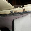 welded on the lower side